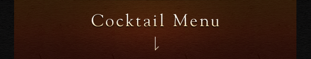 Cocktail Menu
